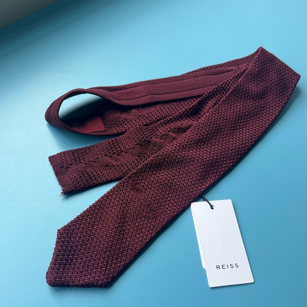 REISS Jackson Knitted Tie NEW WITH TAGS